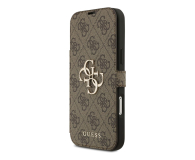 Guess Book 4G Metal Logo do iPhone 17 Pro Max brązowy - 1365519 - zdjęcie 4